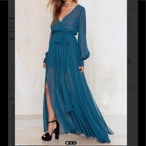 Go your own way chiffon dress